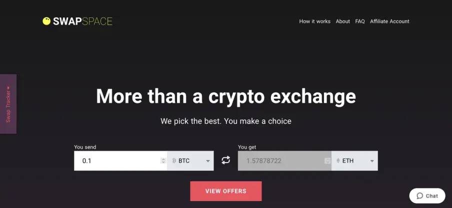 swap crypto monnaies swapspace.co