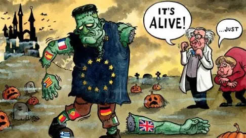 WEF's EU led Globalist Grift Beast coming a part at the Seams