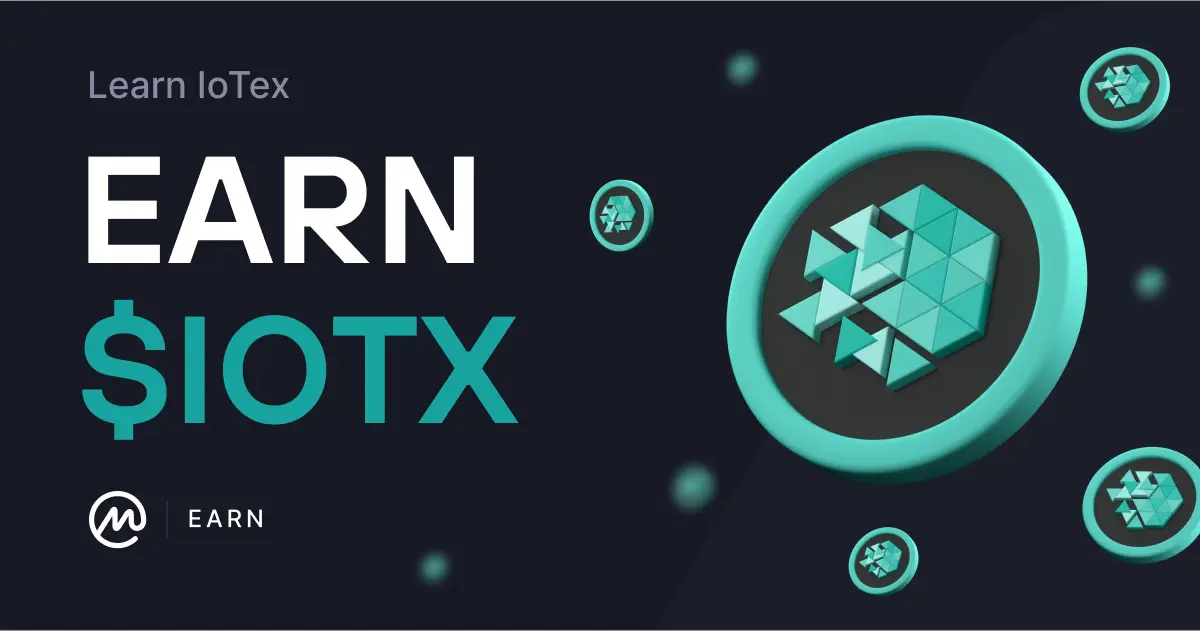 Earn $IOTX