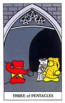 3 Of Pentacles Upright