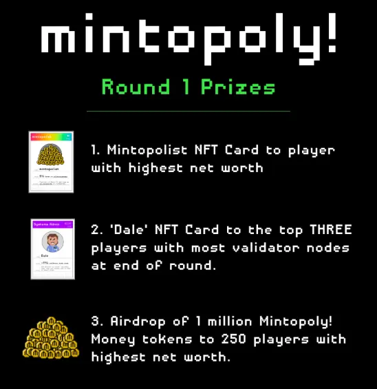 Round 1 Prizes