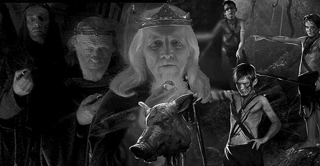 LOTR / LOTF - Dual image that combines imagery from both films