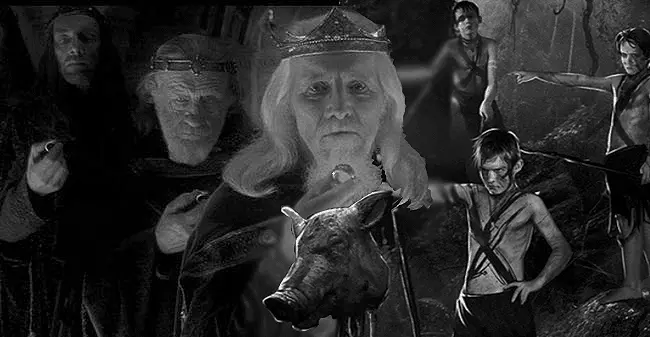 LOTR / LOTF - Dual image that combines imagery from both films
