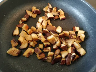 shiitake sauteed