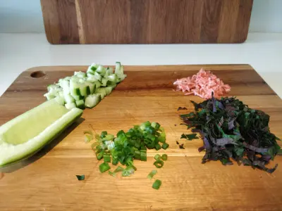 ingredients chopped