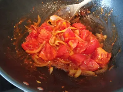 sauce added