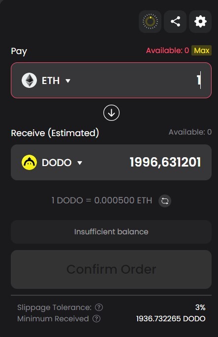 Buy a token