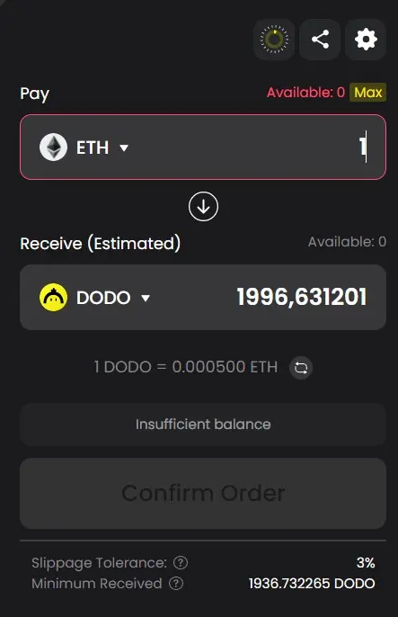 Buy a token