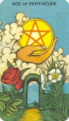 Ace Of Pentacles Upright