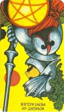 Knight Of Pentacles Reversed