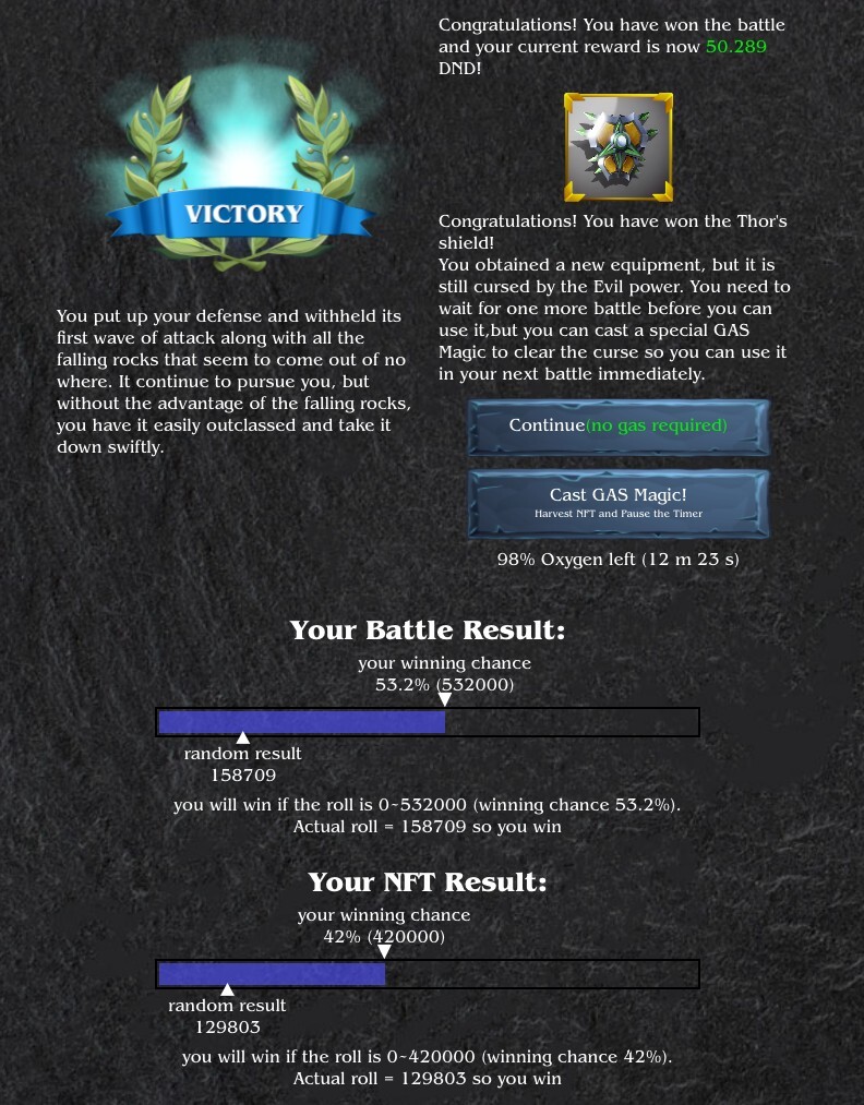 Victory & loot NFT
