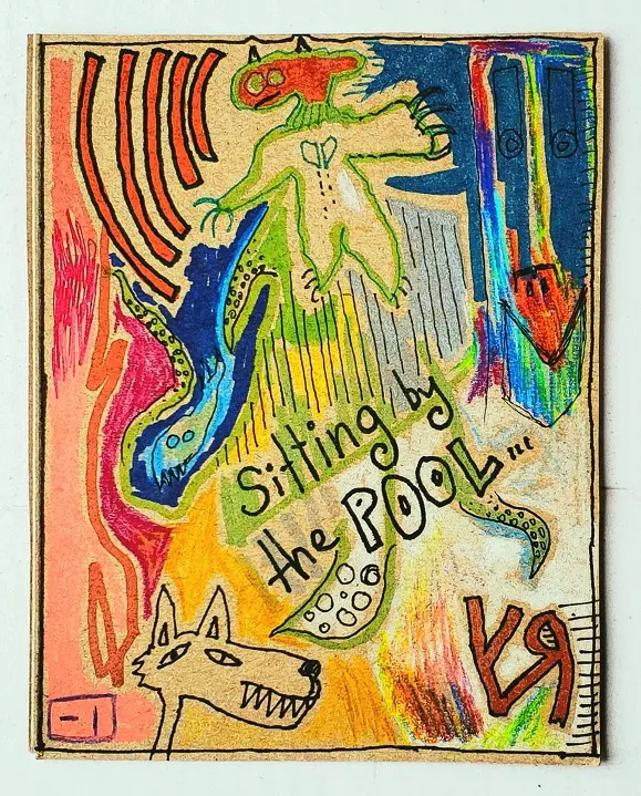 by the pool zine cover