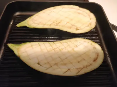 eggplant grill skin