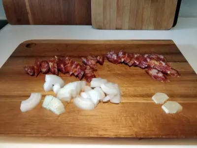 ingredients cut