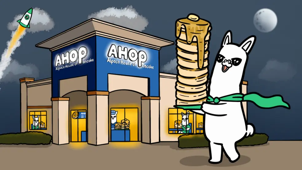Alpaca cake tower