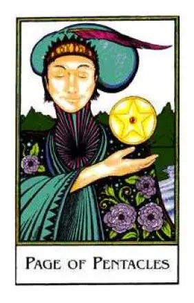 Page Of Pentacles Upright