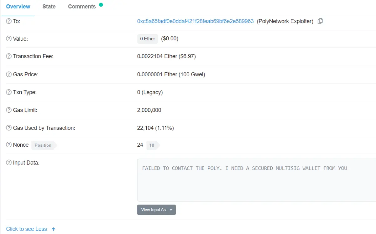 Multisig wallet
