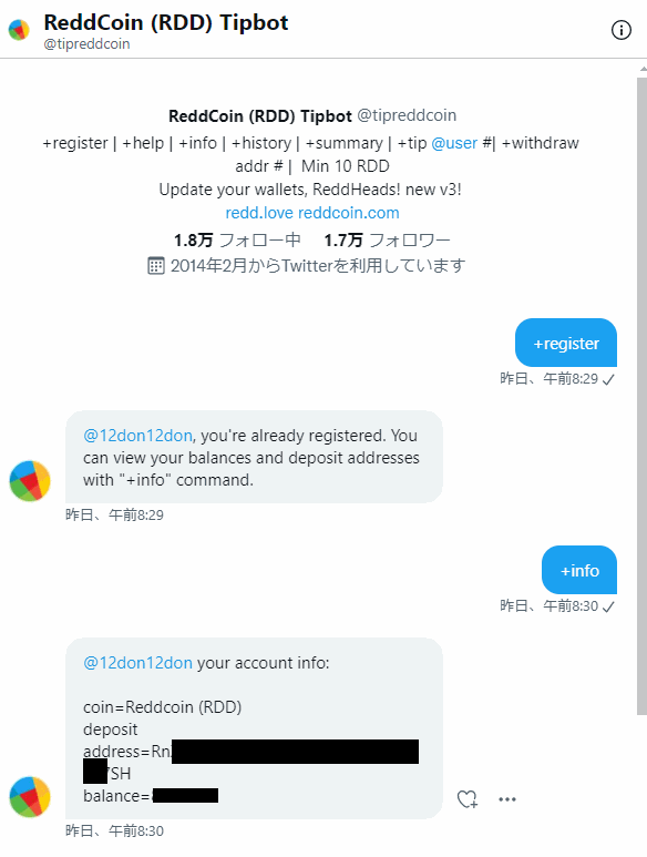 Reddcoin wallet address Twitter