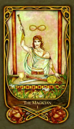 The Magician Tarot Card Upright