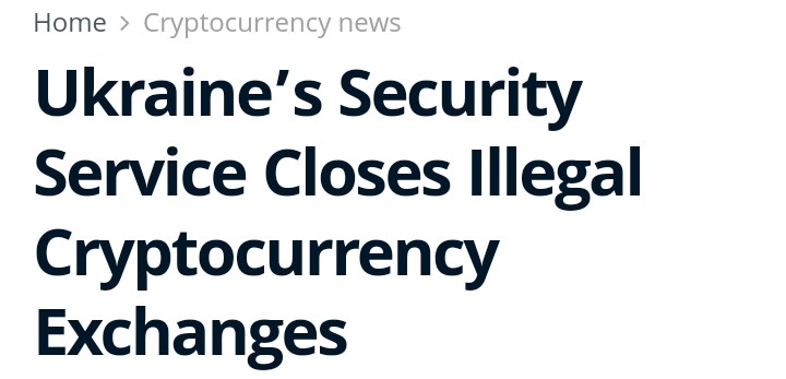 NewsBTC(https://www.newsbtc.com/news/ukraine-closes-cryptocurrency-exchanges/)