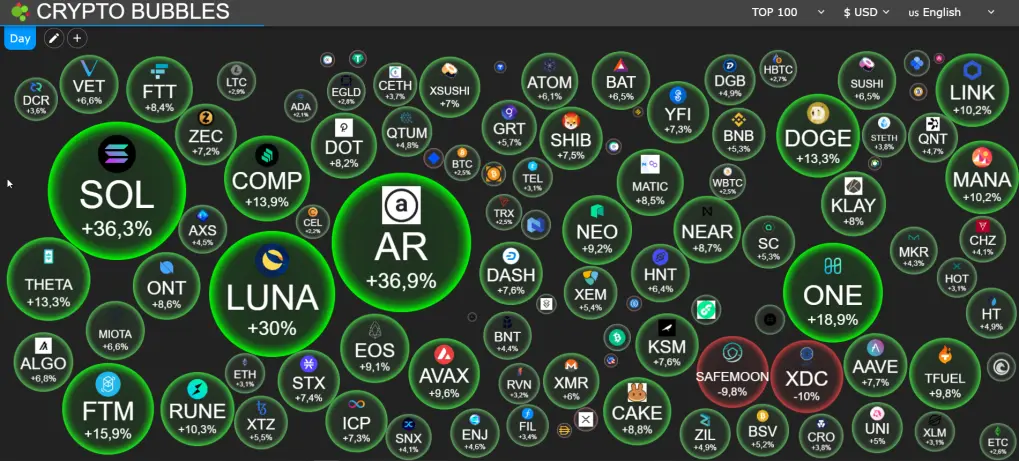 Cryptobubbles