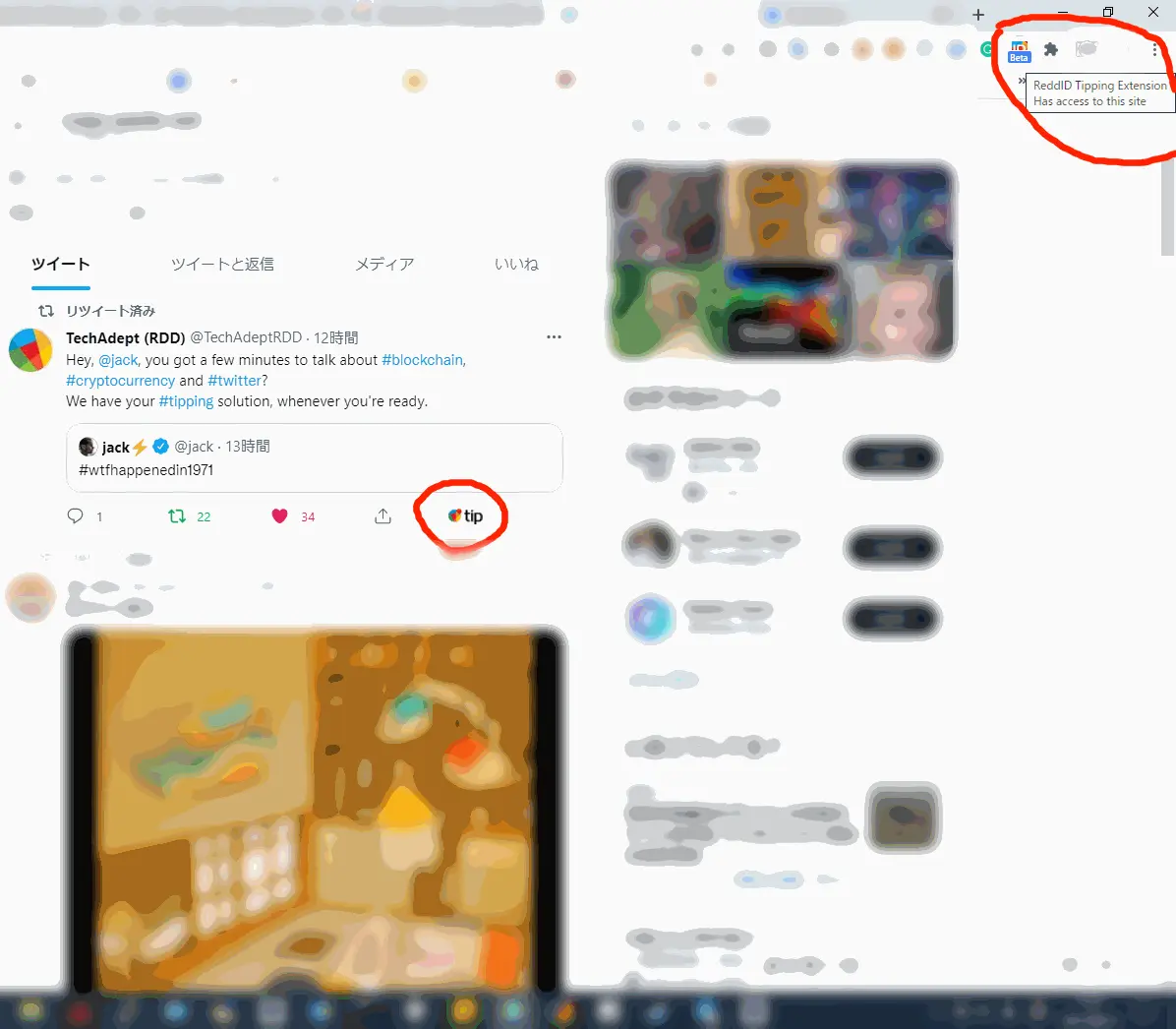 Twitter with ReddID Extension