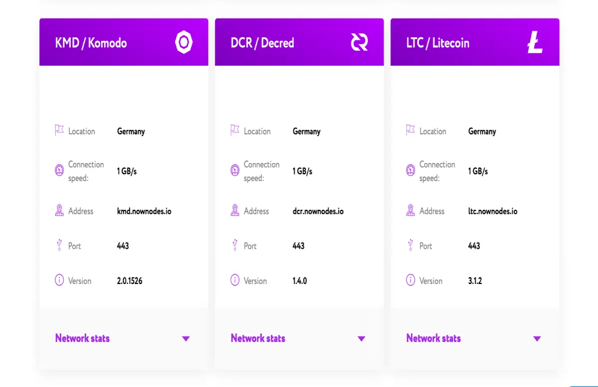 NOWNodes: block explorers