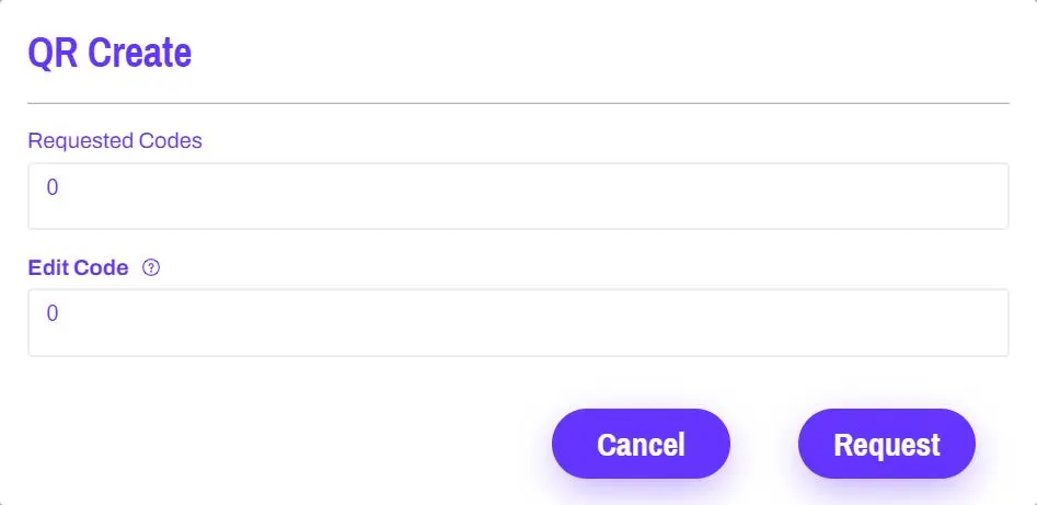 Request more codes (https://app.poap.xyz/admin/events)