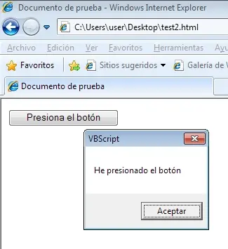 MsgBox VBScript
