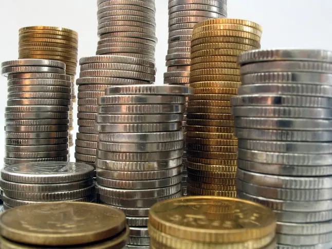 Pictured Above: Stacks on Stacks.. of (not crypto) coins.