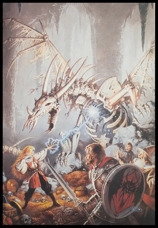 Draco-lich from Dungeon and Dragons 2nd Edition Monstrous Manual (Fr)