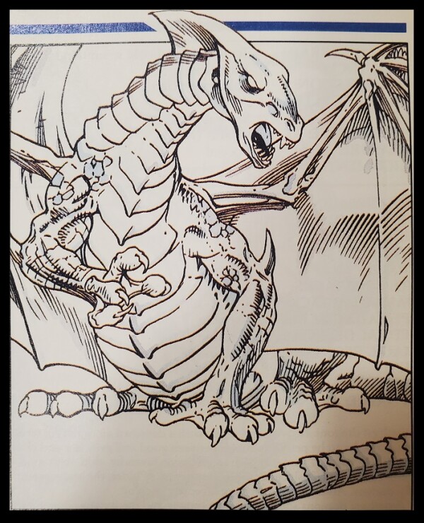 White Dragon from DND Monstrous Manual 2nd Edition