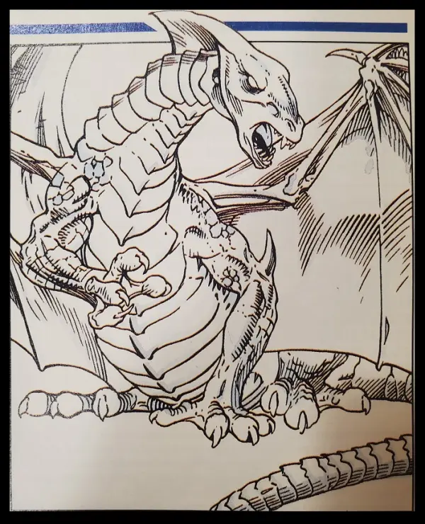 White Dragon from DND Monstrous Manual 2nd Edition