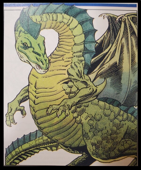 Green Dragon from DND Monstrous Manual 2nd Edition