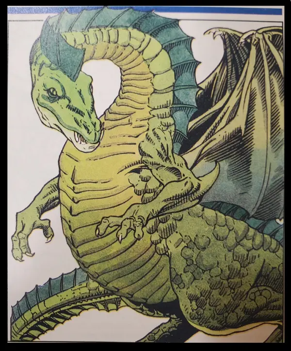 Green Dragon from DND Monstrous Manual 2nd Edition