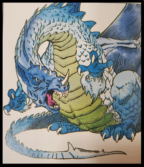 Blue Dragon from DND Monstrous Manual 2nd Edition