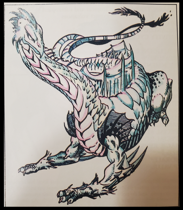 Crystal Dragon from DND Monstrous Manual 2nd Edition