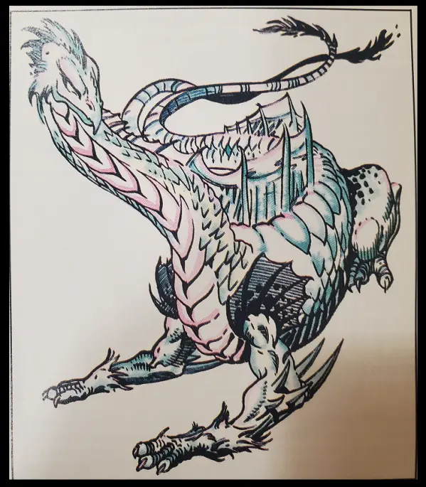 Crystal Dragon from DND Monstrous Manual 2nd Edition