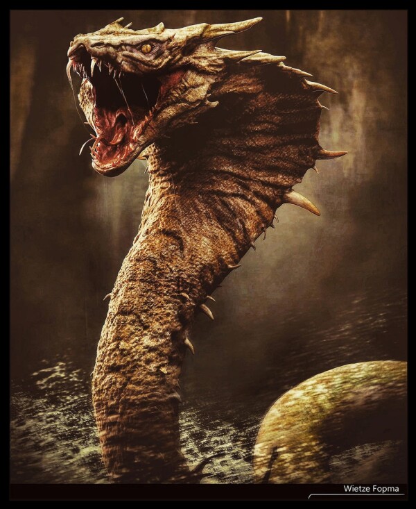 Apophis - Drawing inspiration as a giant snake by WF