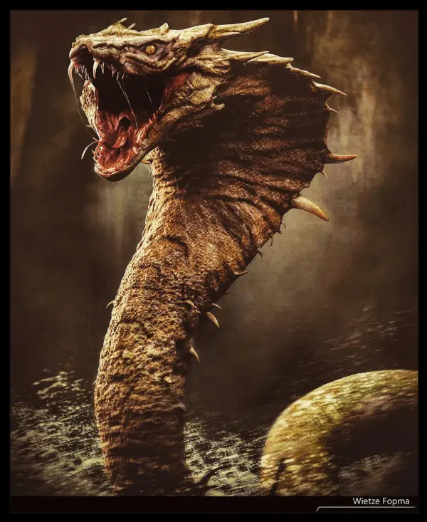 Apophis - Drawing inspiration as a giant snake by WF