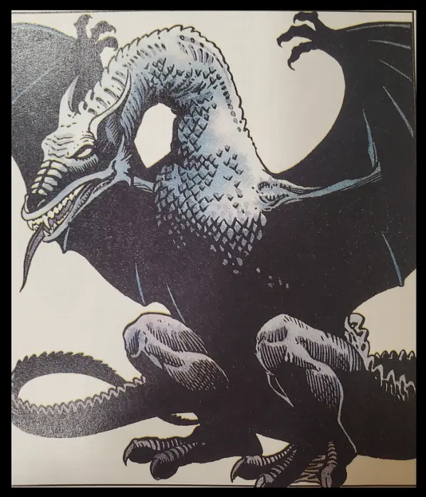 Shadow Dragon from DND Monstrous Manual 2nd Edition