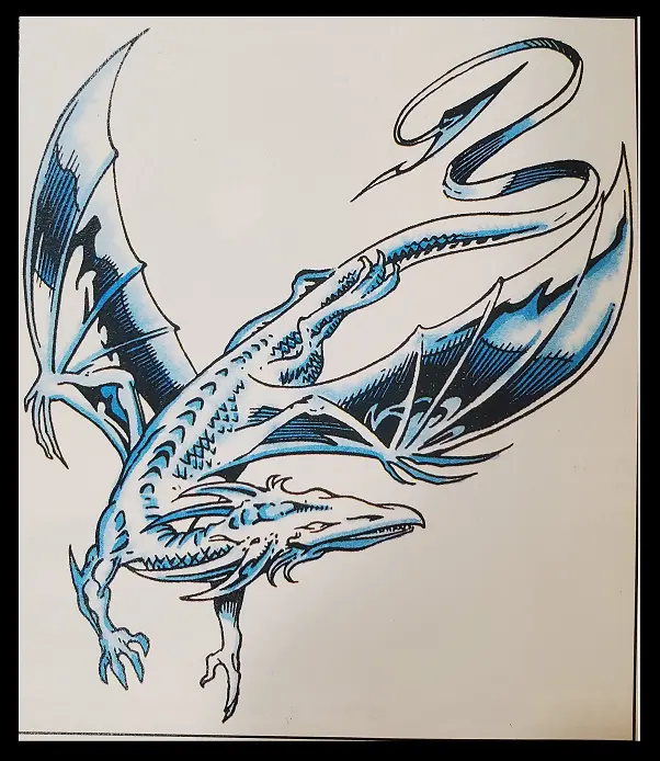 Mercury Dragon from DND Monstrous Manual 2nd Edition
