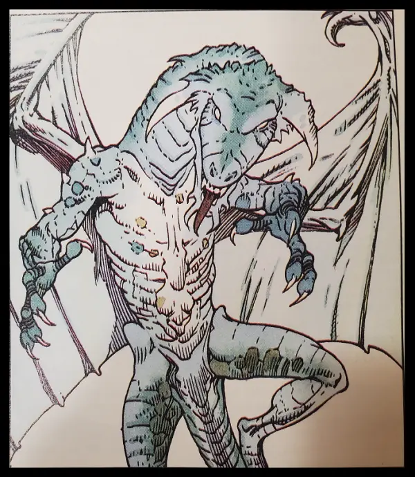 Sapphire Dragon from DND Monstrous Manual 2nd Edition