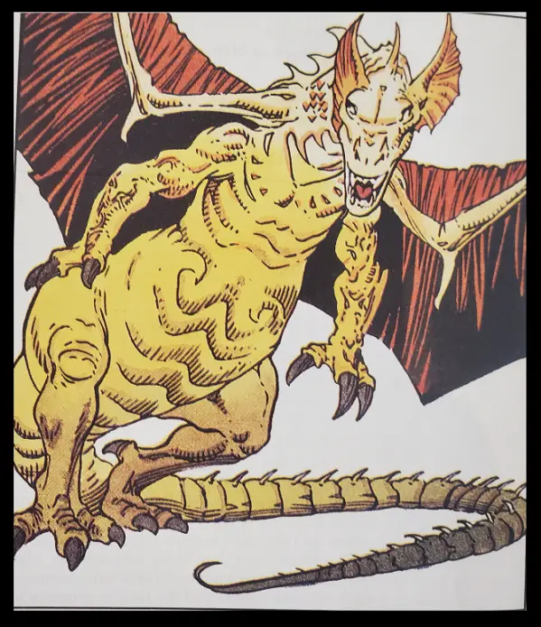 Topaz Dragon from DND Monstrous Manual 2nd Edition