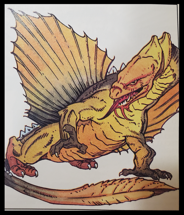 Brass Dragon from DND Monstrous Manual 2nd Edition