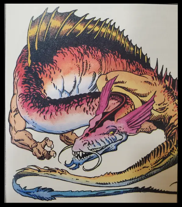 Cloud Dragon from DND Monstrous Manual 2nd Edition