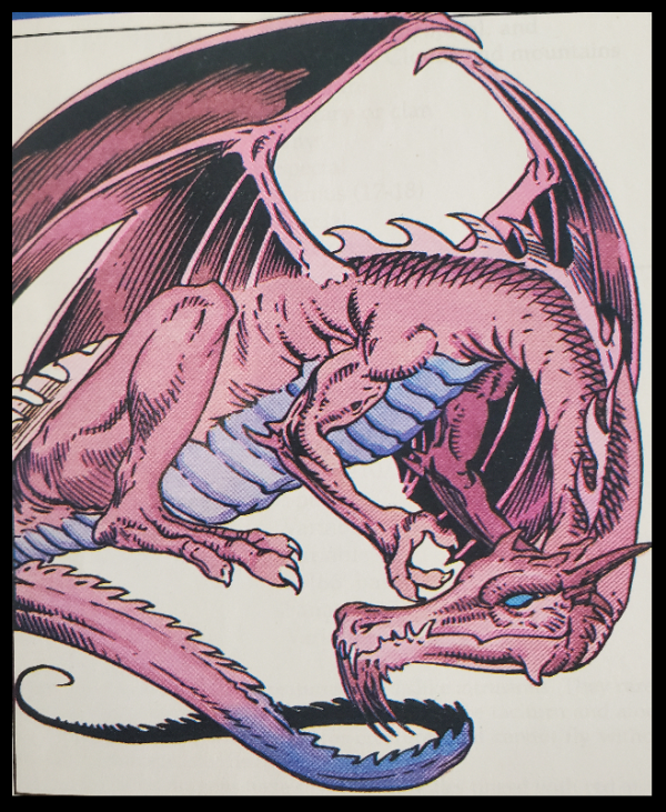 Deep Dragon from DND Monstrous Manual 2nd Edition