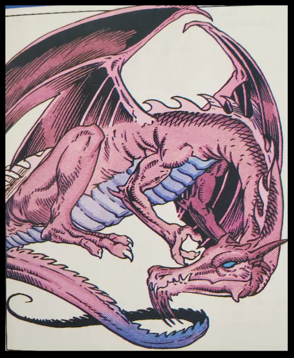Deep Dragon from DND Monstrous Manual 2nd Edition