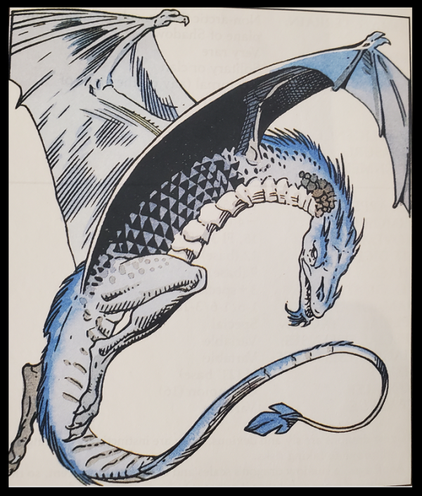 Silver Dragon from DND Monstrous Manual 2nd Edition
