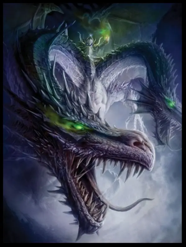 Bi-cephalic Chaos Dragon from DND Monstrous Manual 2nd Edition